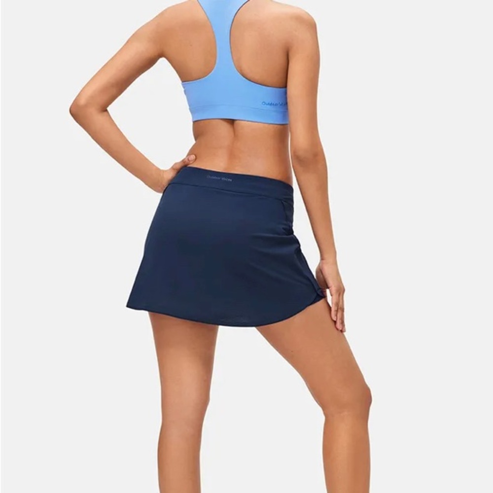 NWT navy blue Outdoor Voices 3” exercise skort